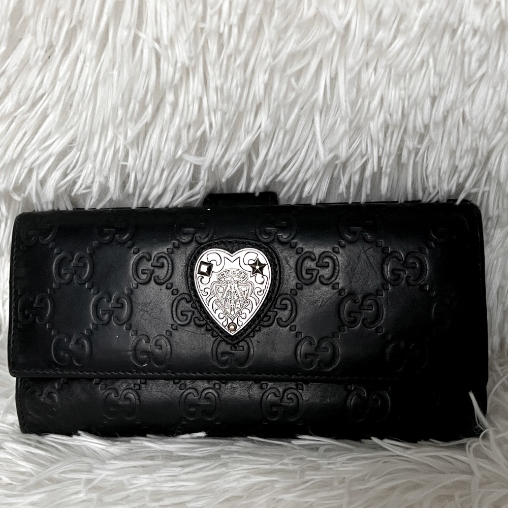 Gucci long GG wallet